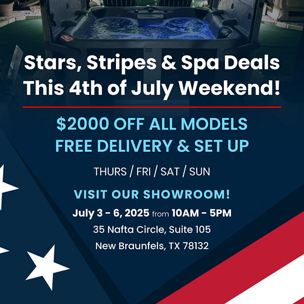 EcoSpa Texas 4th of July Sale